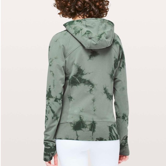 Lululemon Scuba Hoodie *Light Cotton Fleece Shibori Tie Dye 4 - Picture 4 of 8